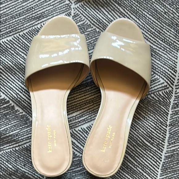 kate spade Cream Mules with Medium Heel - Picture 4 of 8